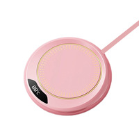 Sous-verre chauffant électronique intelligent USB à température constante, avec réglage de la température, pour café, thé, lait, eau