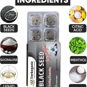 Pastilles OEM pour stimuler l'immunité avec Nigella Sativa et gingembre Solution naturelle de confort quotidien pour la gorge - Product Image 5