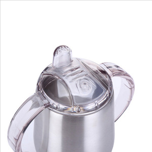 Multi Kleuren In Voorraad 12 Oz Sippy Cup Mokken Zuigeling Tepel Kinderen Thermos Water Cup Vacuüm Fles Met Handvat zuigmond - Product Image 6