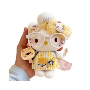 Llavero de peluche de Hello Kitty de 13 cm, juguete coleccionable con cierre de corazón para parejas - Product Image 5