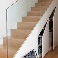 Solutions de stockage de conception d'escalier innovantes Escalier en bois L Escaliers droits Ensemble d'armoires de rangement Gain de place Meubles de maison