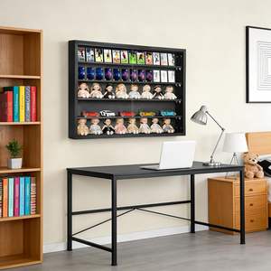 <span class=keywords><strong>ต</strong></span>ู้โชว์<span class=keywords><strong>ต</strong></span>ิดผนังไม้ 5 ชั้น พร้อมบานกระจกเลื่อน ชั้นวางปรับระดับได้ สำหรับห้องนอน - Product Image 2