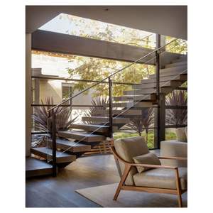 Prima Offre Spéciale Usine Vente Directe Art En Acier Au Carbone En <span class=keywords><strong>Bois</strong></span> pierre Marches Escaliers Droits - Product Image 3