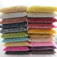 Perles rondes en ABS de 8 mm, 10 mm, 12 mm, perles en vrac pour la fabrication de bijoux fantaisie, bricolage, imitation, qualité supérieure, plus de 60 couleurs