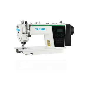 YS-587w Bước Tự động đảo ngược máy may vi tính động cơ đơn giản và dễ dàng hoạt động phẳng khóa máy may Giá