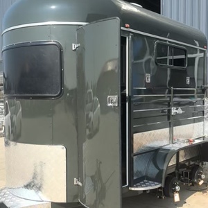 Fábrica HERUI Suministra Remolque para 2 Caballos de Carga Recta, Estándar Australiano, Personalizado, Acero Galvanizado en Caliente, Doble Eje, Frenos Eléctricos - Product Image 4