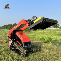 Schnelle Lieferung des Bison Mach XC1100 Kompaktladers, Kubota 25PS Ausgestattet mit Italienischem Hydrauliksystem als Standardausstattung