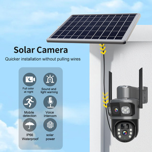 Thông minh công nghệ mới Quà Tặng tiết kiệm năng lượng 4 gam hoặc Wifi máy ảnh năng lượng mặt trời điện ngoài trời hình người phát hiện di chuyển PTZ điều khiển màn hình - Product Image 4