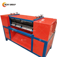 Machine de séparation du cuivre et de faite à la main, équipement de dénudage et d'épluchage de radiateur