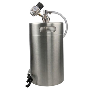 Thùng Chứa 2Gal/8L Bia Growler Với Hệ Thống Khai Thác Nhựa - Product Image 1