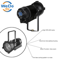 Foco LED de perfil de 300W 600W, Foco Fresnel LED Leko con zoom automático para programas de televisión y teatro