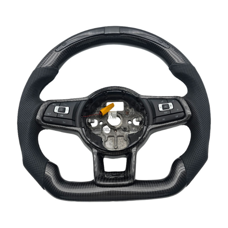 คาร์บอน + หนัง + เย็บสีดำ + ไฟ LED