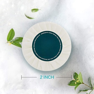 Savon à la Glycérine Jetable de Haute Qualité 30g Écologique avec Emballage Personnalisable en Papier Kraft pour Hôtels, Voyages et Spas – Motif - Product Image 3