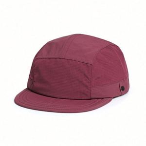 Lightweight Breathable Quick-drying Spliced Baseball Cap Unisex Common Canvas Four Seasons Outdoor Leisure Sun <b>Hat</b> <b>Flat</b> Brim Cap - Product Image 6