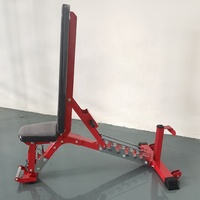 Banc réglable plat d'inclinaison d'haltérophilie d'entraînement de gymnase commercial de logo personnalisé