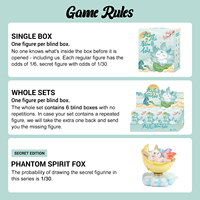Nouvelle série Renard à neuf queues : Figurine mystère en boîte surprise, figurine mignonne, cadeau d'anniversaire, objet de collection, design aléatoire