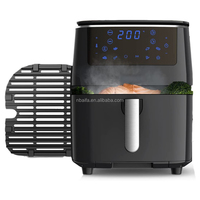 Aifa 7L Four à vapeur et friteuse à air 1700W, combinaison vapeur et friteuse à air, moins d'huile, écran tactile LED, friteuse à air numérique intelligente