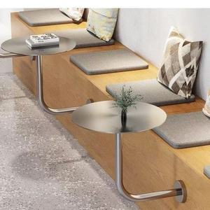 Dining <b>Table</b> Wall Mounted Stainless Steel Rounddining Room Furniture Coffee <b>Small</b> Round <b>Table</b> Metal <b>Outdoor</b> Hanging Dining <b>Table</b> - Product Image 4