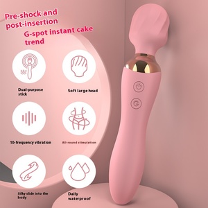 Équipement de sexe adulte de gode de <span class=keywords><strong>vibro</strong></span> d'<span class=keywords><strong>USB</strong></span> de Double-tête des femmes avec la conversion de fréquence de chauffage pour la vente en gros - Product Image 4