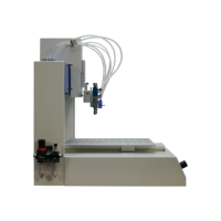 Distributeur de colle peinture/époxy/silicone/pvc distribution automatique de colle époxy ab double plate-forme machine de distribution automatique de colle