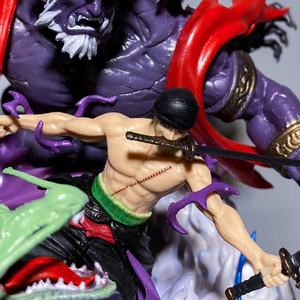 Un pezzo GK re dell'inferno Yan <span class=keywords><strong>Mo</strong></span> Solon scena a doppia testa che intaglia ornamenti modello di figure Anime in scatola - Product Image 2