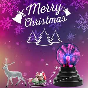 Amour lampe magique boule de plasma statique avec lumière électrique Halloween extérieur ion rougeoyant boule de foudre Diwali produit de vente chaud - Product Image 2