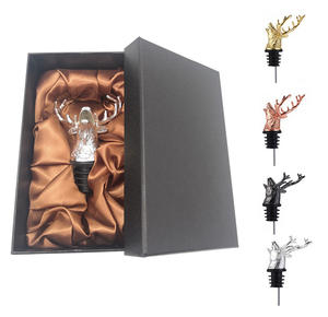 Tête de <span class=keywords><strong>cerf</strong></span> Aérateur de vin Verseur Bouteille Verseur Bec pour <span class=keywords><strong>Alcool</strong></span> Spiritueux Whisky - Product Image 1