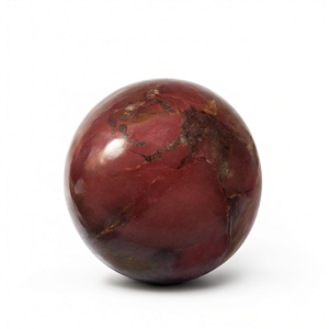 Sphère/boule en pierre de jaspe Mookaite - Guérison énergétique/Reiki/cristal - Diamètre de 3 pouces et 505 g (1,11 lb) - UNIQUEMENT UNE PIÈCE - Product Image 2
