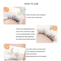 Dissolvant Liquide Rapide et Efficace pour Adhésif d'Extensions de Cils IB Gel, Nettoyant aux Extraits Végétaux, Marque Privée Disponible