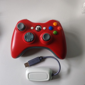 จอยสติ๊กควบคุมเกม2.4G ไร้สายสำหรับ xboxs 360ด้วยการสั่นสะเทือน Motor-3D - Product Image 4