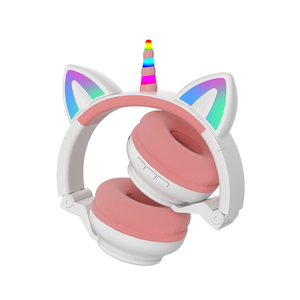 <span class=keywords><strong>Casque</strong></span> <span class=keywords><strong>de</strong></span> jeu <span class=keywords><strong>sans</strong></span> <span class=keywords><strong>fil</strong></span> RGB OEM pour enfants avec oreilles <span class=keywords><strong>de</strong></span> chat, logo personnalisé, <span class=keywords><strong>casque</strong></span> sport pliable supra-auriculaire pour enfants, PC, ordinateur - Product Image 6