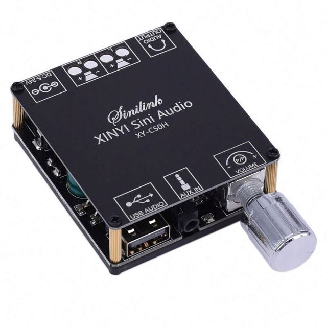 OEM XY-C50H 50Wx2 BT 5.0 Wireless Audio TPA3116 Digital Power Amplifier Stereo Board Amp Amplificador 3.5MM USB APP