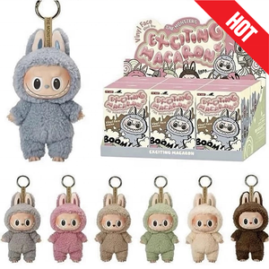 Xác thực popmart mù hộp con số labubu skullpanda dimoo hirono crybaby zimomo hacipupu và nhiều hơn nữa loạt nóng có sẵn Macaron - Product Image 1