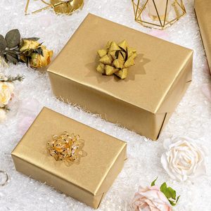 Shimmer Gold Wrapping Paper Jumbo Roll 82.6 Sq Ft Solid Color Metallized Gift <b>Wrap</b> for Multiple Occasions - Product Image 6