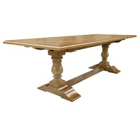 Ensembles de table à manger en bois naturel, style simple, restauration Antique, bois recyclé, transparent, laqué, avec banc