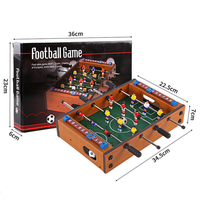 Mini table de baby-foot d'intérieur, jeu de football pour enfants, jouet interactif parent-enfant, cadeau d'anniversaire, terrain de jeu vert, machine à ballons de football
