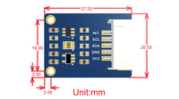 Waveshare TSL25911 Sensor Cahaya Sekitar Digital Sensitivitas Tinggi Rentang Dinamis Luas Antarmuka I2C 3.3V/5V Pemasangan Permukaan