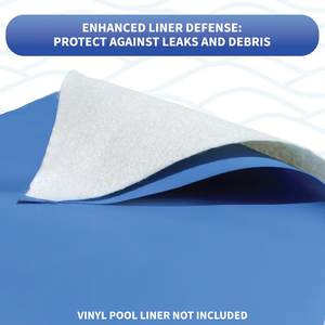 Couverture d'hiver légère en polypropylène pour piscines creusées/hors sol, revêtement de protection absorbant les accessoires pour outils de <span class=keywords><strong>piscine</strong></span> - Product Image 3