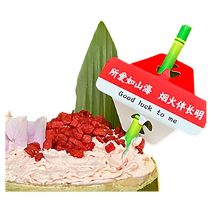 Tùy Chỉnh Đồ Uống Rơm Trang Trí Giấy Tay Áo Cà Phê Bong Bóng Trà Sữa Nước Giải Khát Dùng Một Lần Giấy Topper Tay Áo Cho Nhà Hàng Quán Cà Phê - Product Image 2