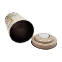 Boîtes en métal vides personnalisées avec logo pour emballage de cacahuètes, chocolats, noix, bonbons, cadeaux, avec couvercle sécurisé