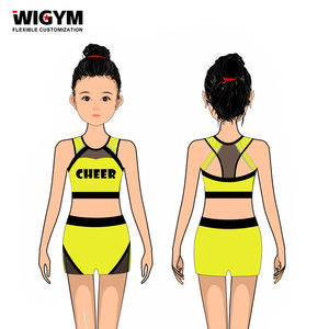 Uniforme de práctica de porristas para niñas personalizado nuevo diseño con suministro de servicio OEM - Product Image 2