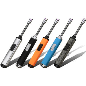 High Quality Wholesale Flameless Long Gas Stove 360-degree Rechargeable <b>Candle</b> Arc USB Lighter for Cigarettes Windproof Safety - Product Image 6