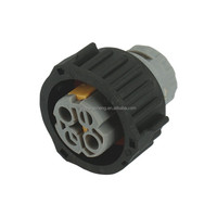 Connecteur automobile rond à 2 broches noir/gris scellé 2-1813099-3