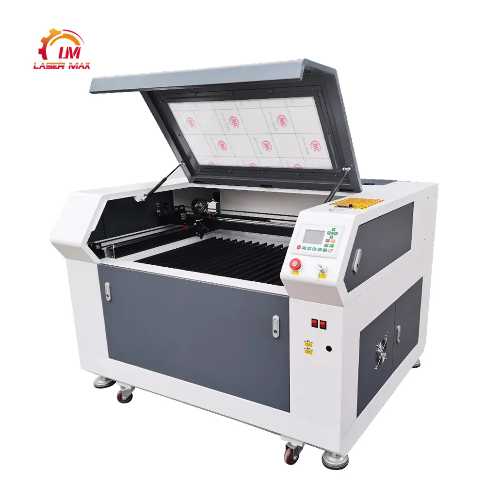 Factor sale 80w 100w co2 laser cutting machine mini laser engraving machine 9060 6090 for acrylic wood paper glass