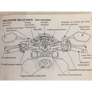 Manuale del Proprietario Honda Hornet 600 2007-2010, Guida Italiana all'Operazione e Manutenzione - Product Image 5