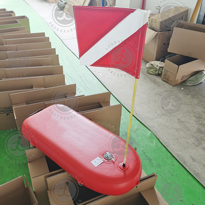 Phao Câu Cá Bơm Hơi Áp Lực Cao Phao Phao Lặn Biển Có Cờ - Product Image 6