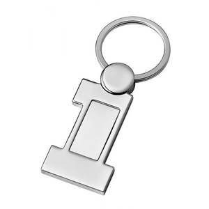 Llavero de Aleación de Latón con Impresión Offset, Soporte para Monedas y Mosquetón, Llavero con Logotipo Láser y Número Uno - Product Image 1