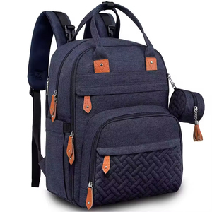 Mochila de Maternidad Impermeable de PU con MOQ Bajo, Bolsa de Viaje para Mamá y Bebé, Cambiador Portátil con Cierre de Cremallera - Product Image 3