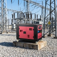 VISION 15KW 15000W 15KVA Luftgekühlter Leiser Dieselgenerator Zweizylinder-Aggregat Elektrischer Start Tragbare Notstromversorgung ATS