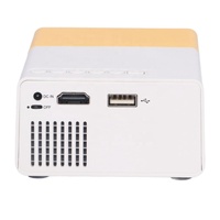 Ihomemix Mini projecteur YG300 LCD extérieur Home cinéma Led haut-parleurs intégrés projecteur interface multimédia haute définition